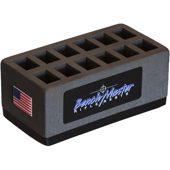 Benchmaster Double Stack 45ACP 12-Unit Mag Rack, Gun Storage & Shooting Accessories