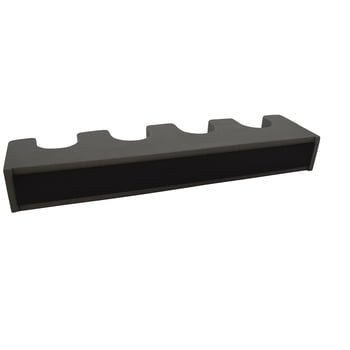 BenchMaster Four Gun Barrel Rest Weapon Rack – Magnetic Foam Gun Rack for Rifles & Shotguns, High-Density Foam Gun Safe Barrel Rest, Holds 4 Guns