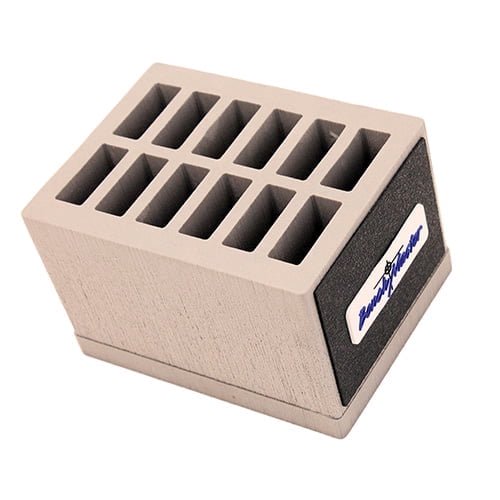 Benchmaster Single Stack Magazine Rack, Holds 12 Magazines, Safe Organizer, Foam Magazine Storage