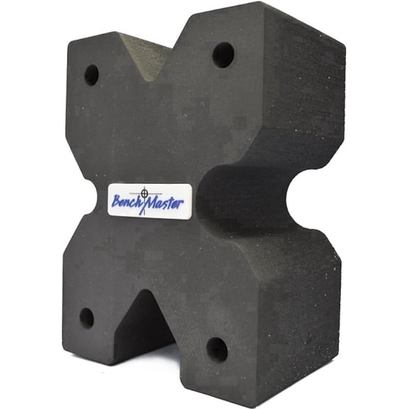 BenchMaster X-Block XL Rifle Shooting Rest – High-Density Foam Rifle Cradle & Shooting Support Block, Lightweight Bench & Range Shooting Rest