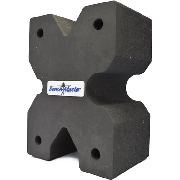 BenchMaster X-Block XL Rifle Shooting Rest High-Density Foam Rifle Cradle & Shooting Support Block, Lightweight Bench & Range Shooting Rest