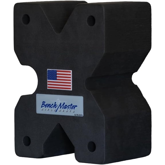 BenchMaster X-Block XL Rifle Shooting Rest – High-Density Foam Rifle Cradle & Shooting Support Block, Lightweight Bench & Range Shooting Rest
