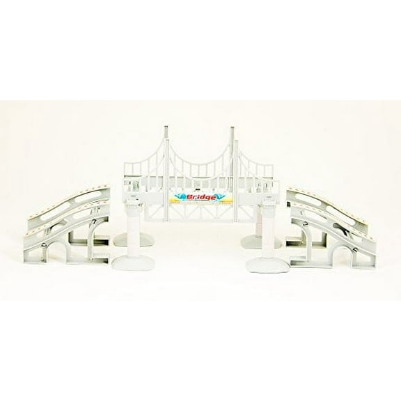 Bend A Path Toy Track Accessory Bridge And Ramp Track Attachments Fits All Bend A Path Track Vehicle Playsets By Flipo