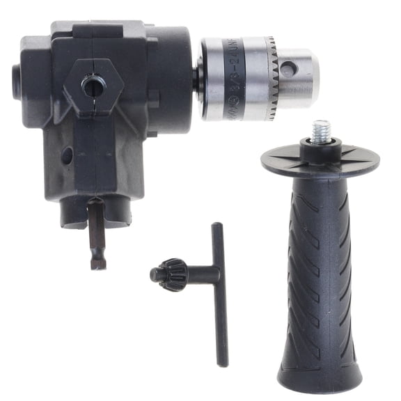 Bend Extension Chuck Drill Adapter 90 Keyless Three-jaw Chuck Corner Drill Adapter for Narrow Spaces