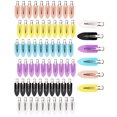 thumbnail image 1 of No Bend Hair Clips, 60 Pcs No Crease Hair Clips, 2.3in Makeup Hair Clips, Duck Billed Hair Clips for Styling Sectioning, Creaseless Hair Styling Clips (6 Colors), 1 of 6