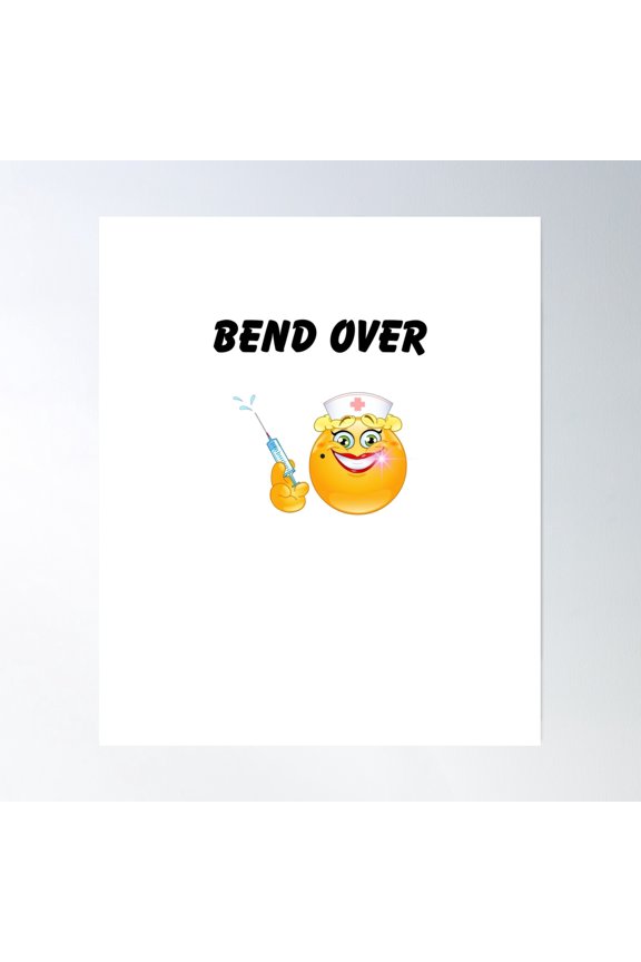 Bend Over Poster Wall Art, Modern Wall Decor, 8x12 UNFRAMED