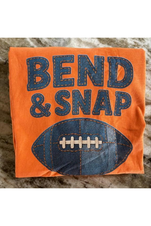 Bend & Snap Football Graphic Tee, Game Day Shirt Women TSHIRT All Size S-5XL