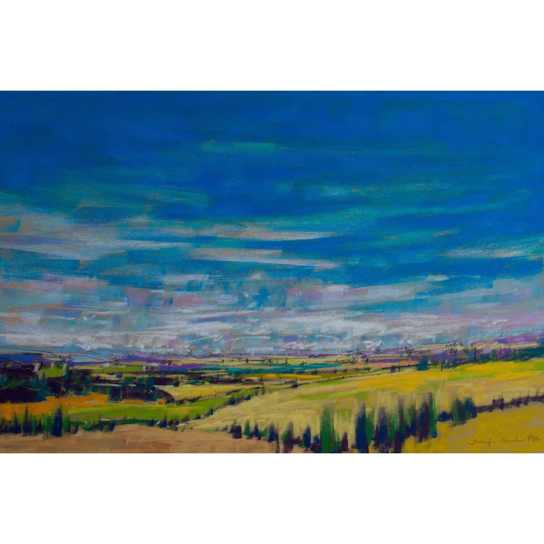 "Bend in the River" Painting Print on Wrapped Canvas