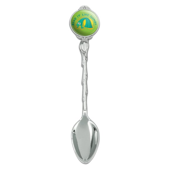 Bend it Like Gumby Yoga Gym Aerobic Workout Novelty Collectible Demitasse Tea Coffee Spoon