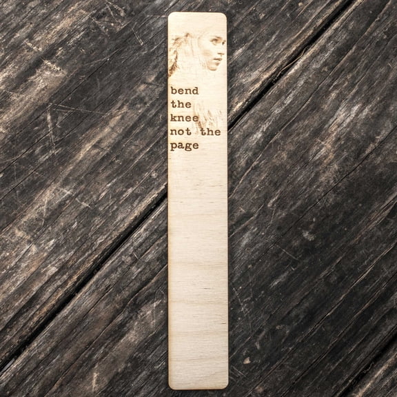 Bend the Knee not the Page - Bookmark
