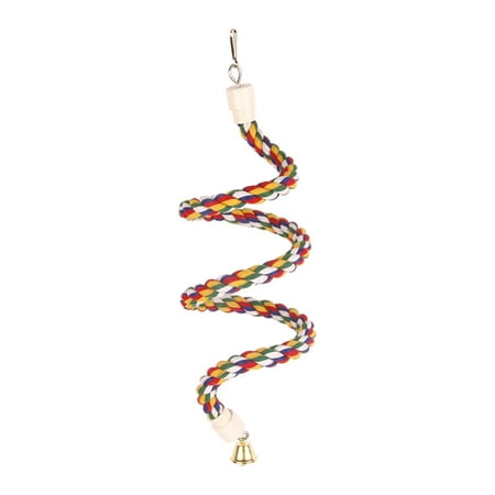 Bendable Bird Rope Perch, Parrot Climbing Rope, for Canary, Cockatoos, Cockatiels, , 39.37inch