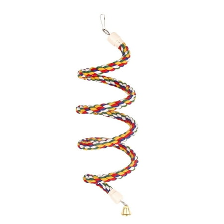 Bendable Bird Rope Perch, Parrot Climbing Rope, for Canary, Cockatoos, Cockatiels, , 59.06inch