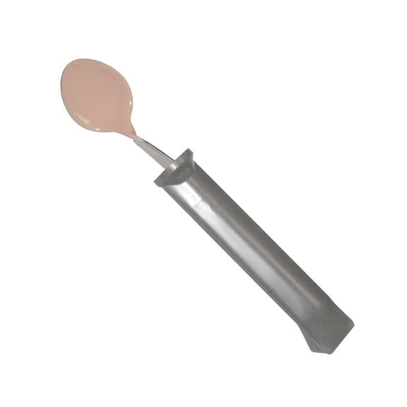 Bendable Coated Youthspoon with Lightweight Plastic Handle 7 Inch