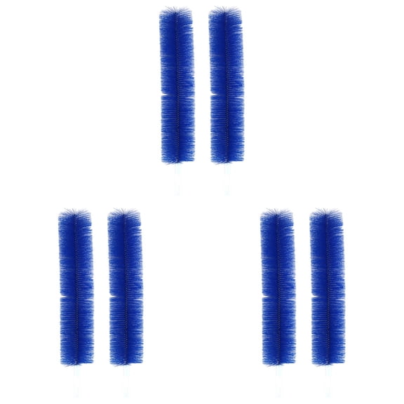 Bendable Fan Cleaner Brush 6-Pack Blue, Flexible Dust Remover for Ceiling Fans, AC Vents, and Car Dashboards, Washable Reusable Duster for Quick Spring Cleaning, Blue, By Cosmug