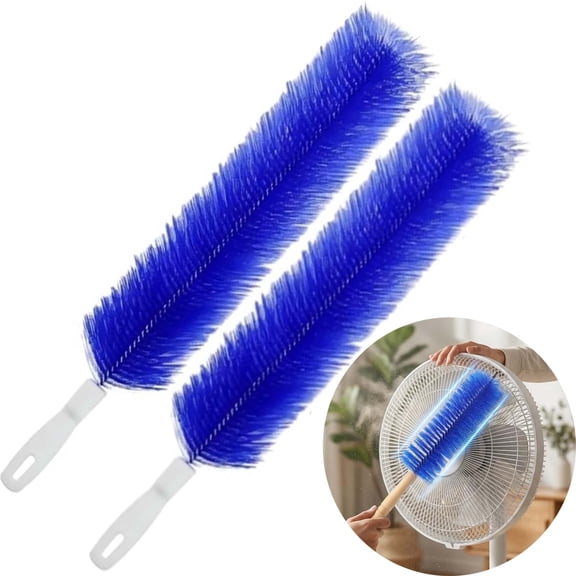 CLIQKWEN Bendable Fan Cleaning Brush - Dusting Brush for Electric Fan Blind Air Conditioning Home Car Vents and Curtain