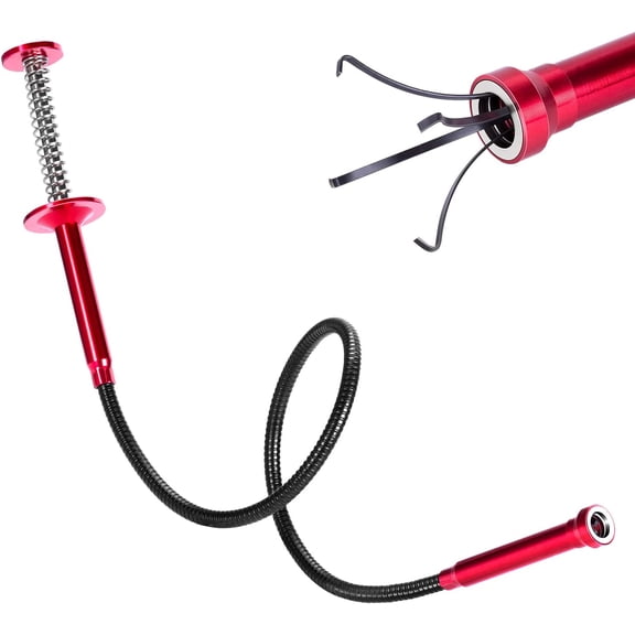 Bendable Flexible Magnetic Pickup Tool, 24'' Four Claw Grabber Tool, Accurate Pick Up In Narrow Space for Engine Bay/Home Sink/Drain/Earring/Keys/Metal Objects(xxw)