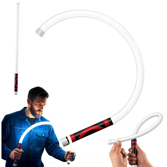 Bendable LED Flashlight Stick, 27" Flexible LED Work Light with 3 Brightness Modes, Rechargeable High Lumen Work Lamp for Car Repair, Portable Automotive Tool for Tight Spaces Plumbing