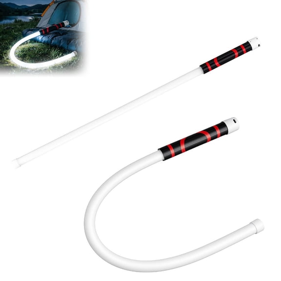 Bendable LED Flashlight Stick, 28'' Rechargeable Flexible LED Work Light, High Lumen and 3 Brightness Modes, Led Work Light for Car Repairs