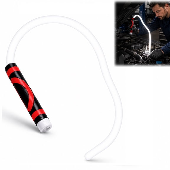 Bendable LED Flashlight Stick,Flexible LED Work Light,800LM Rechargeable Handheld Flashlight,For Camping,Emergency,Car Repairing