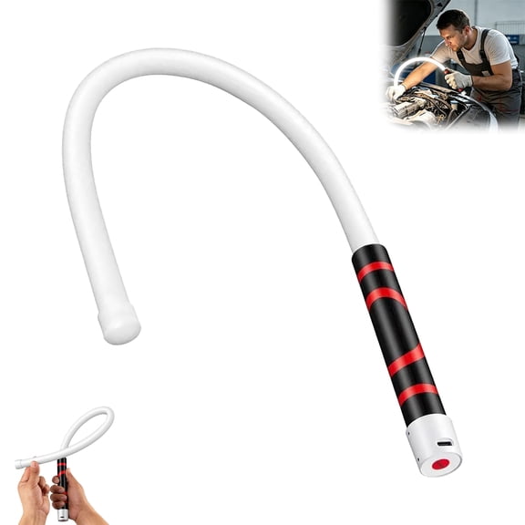 Bendable LED Flashlight Stick, Flexible Work Light with 3 Modes, Waterproof Long-Lasting, for Auto Repair & Outdoor