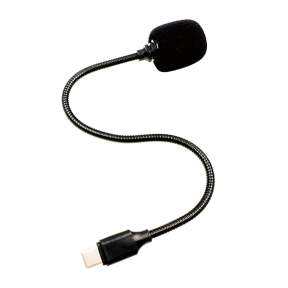Bendable Mic with Foam Connection for Laptops Video Calls Voice