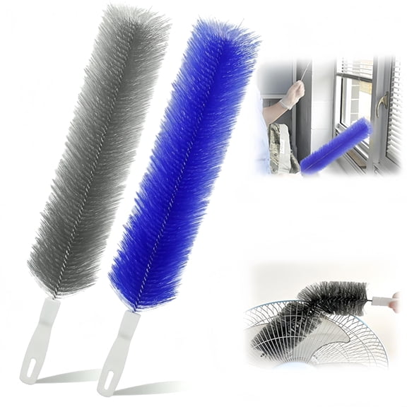 Bendable Microfiber Head, 2026 Fan Cleaner Brush Reusable Dust Remover Washable ldeal for Electric Fans Air Conditioning, Home Car Vents, Curtain