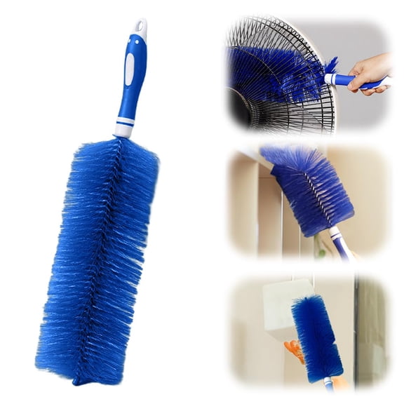 Bendable Microfiber Head, 2026 New Fan Cleaner Brush Reusable Dust Remover Washable ldeal for Electric Fans Air Conditioning, Home Car Vents, Curtain