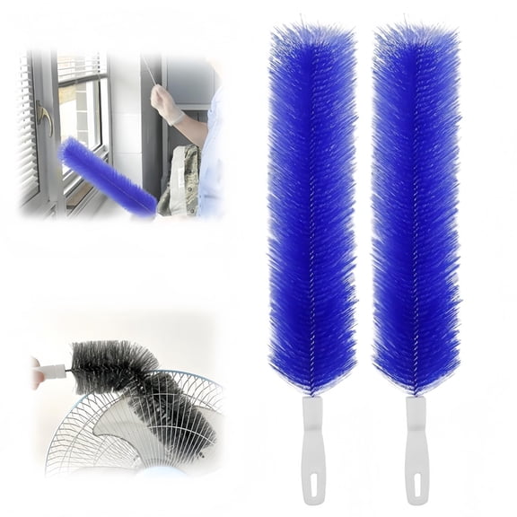 Bendable Microfiber Head, 2026 Upgraded Fan Cleaner Brush Reusable Dust Remover Washable ldeal for Electric Fans Air Conditioning, Home Car Vents, Curtain