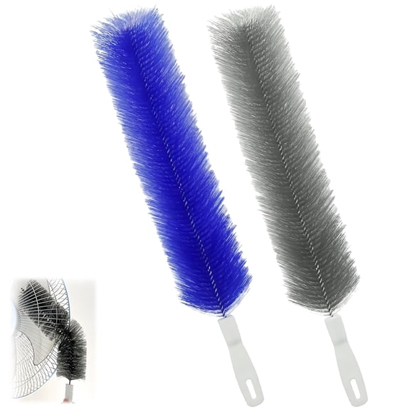 Bendable Microfiber Head Fan Brush Cleaner, Reusable Dust Remover for AC Electric Fan Home Vents