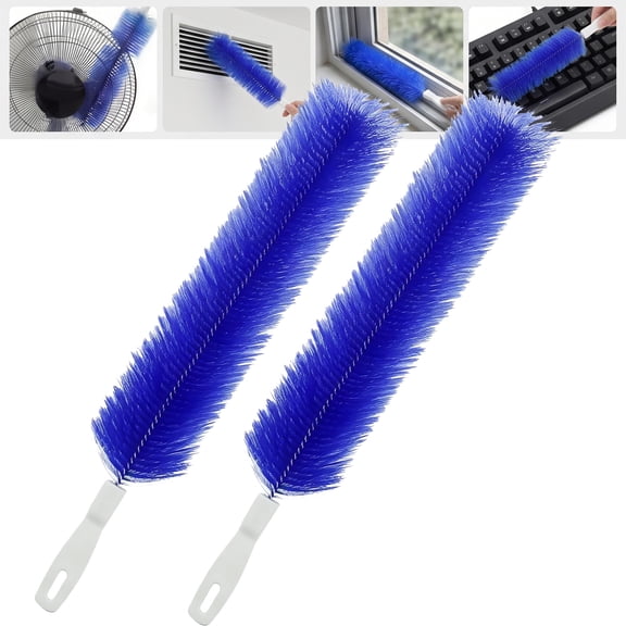 Bendable Microfiber Head Fan Cleaner Brush, Reusable Washable Dust Remover for Electric Fans, AC, Car Vents & Curtains