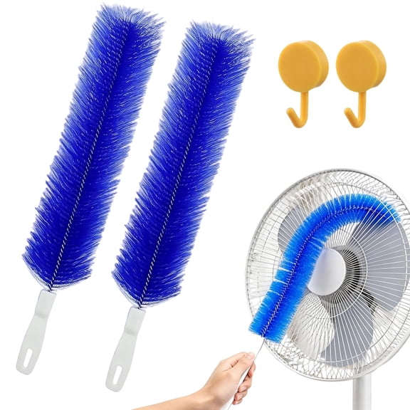 Bendable Microfiber Head,Reusable Ultimate Dust Remover Cleaning Brush for Electric Fan,Car Vent & Curtains Cleaner