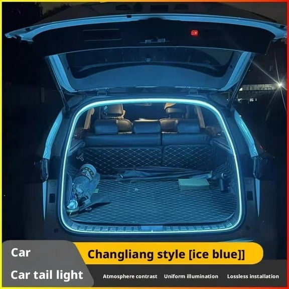 Bendable PVC + LED Rear Trunk LED Light Bar Strips with Synchronous Light for Car Trunk Atmosphere