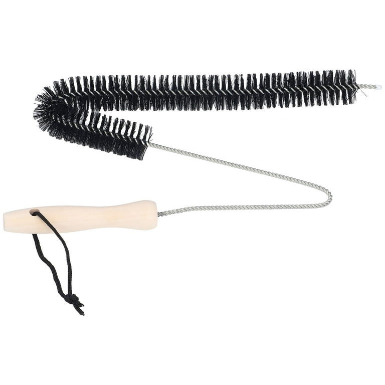 Bendable Pipe Cleaning Brush, Black Composite Wood Handle Prevent Fire  Dryer Vent Cleaner Brush Multi Angle Cleaning For Furniture