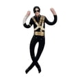 thumbnail image 1 of Bendable Pop Star Plush – 11 Inch Jackson Style Doll Poseable Wireframe Toy for Shelf Decor, Novelty Music Gift for Pop Star Fans, 1 of 4
