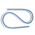 thumbnail image 1 of Bendable Ruler Double Side Measuring Ruler with Inches Centimeters Scale Flexible Darwing Ruler For Drafting Sewing, 1 of 8