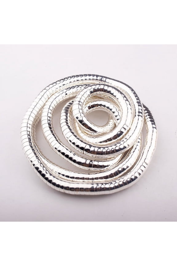 Bendable Snake Necklace Flexible Multi-Purpose Necklace Bracelet Wrap Necklace Flexible Random Shape Cool Snake Chain Versatile Twistable Holds Different Shape Trendy Jewelry for Women and Men 35in