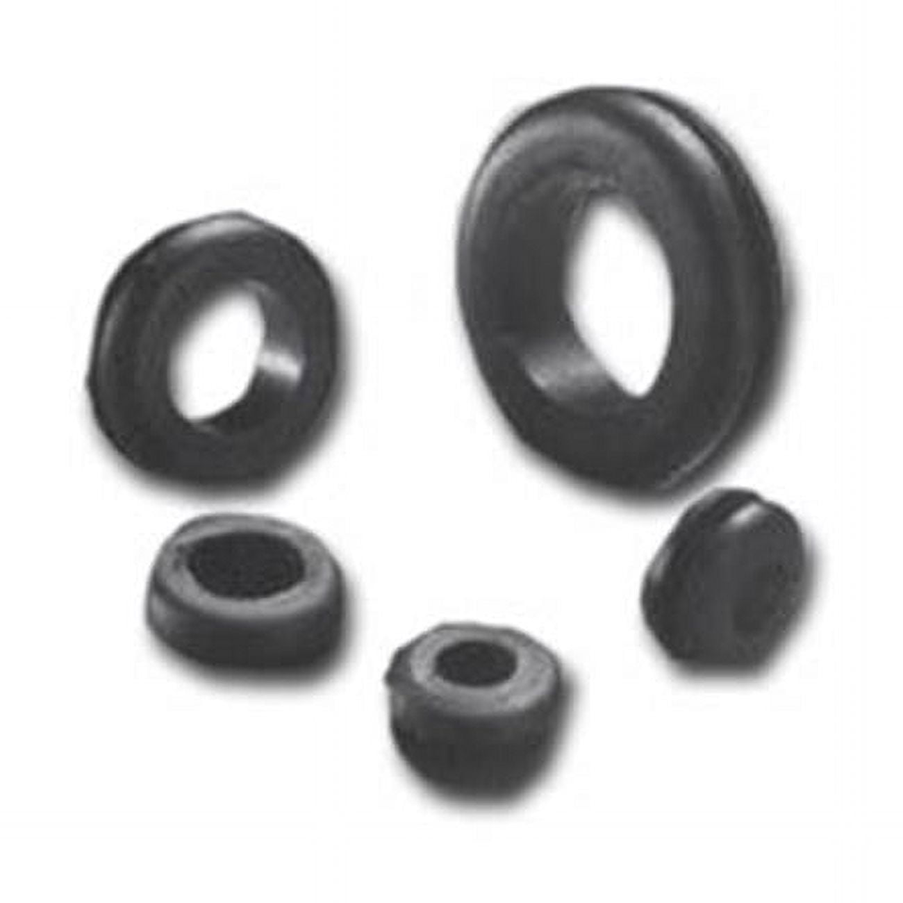 Bender GHG-1538 0.37 in. Vinyl Grommet - Black