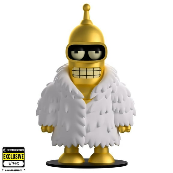 Bender the Offender Gold Chrome Version Vinyl Figure - Entertainment Earth Exclusive