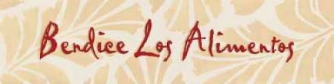 Bendice Los Alimentos Canvas Art - Stephanie Marrott (12 x 36)