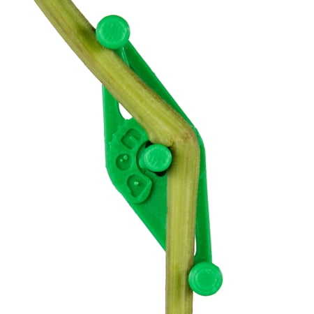 Bendies LST Plant Training Clips 50 Pack - v2.0 Adjustable Low Stress Green Support Clips for Stem Bending, Grow Tent, Plant Ties & Gardening Accessories