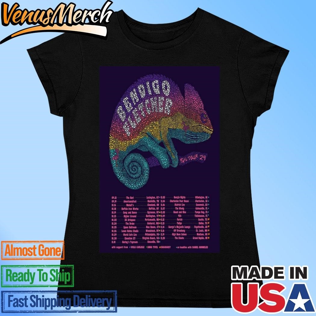 Bendigo Fletcher Fall Tour 2024 Poster Shirt