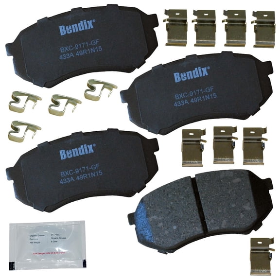 Bendix Brakes Disc Brake Pad Set Fits select: 1995-2004 TOYOTA TACOMA