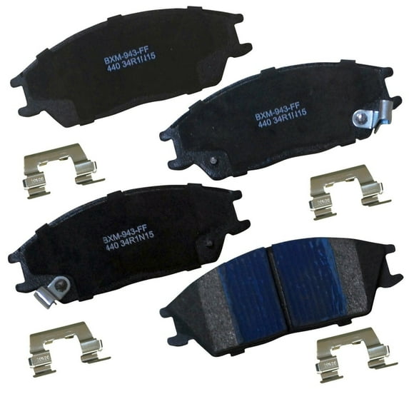 Bendix Brakes Disc Brake Pad Set Fits select: 1995-2005 HYUNDAI ACCENT, 1989-1994 HYUNDAI EXCEL
