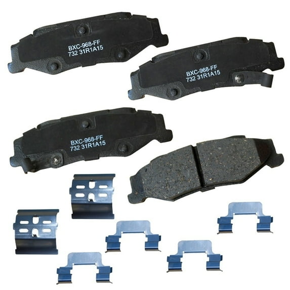 Bendix Brakes Disc Brake Pad Set Fits select: 1997-2008 CHEVROLET CORVETTE, 2009 CHEVROLET CORVETTE GT1