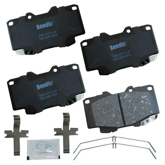 Bendix Brakes Disc Brake Pad Set Fits select: 1999-2004 TOYOTA TACOMA