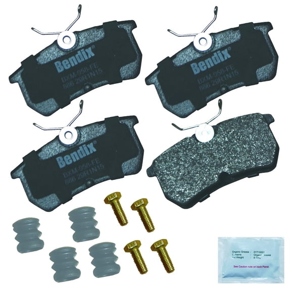 Bendix Brakes Disc Brake Pad Set Fits select: 2000-2007 FORD FOCUS, 2014 FORD FIESTA