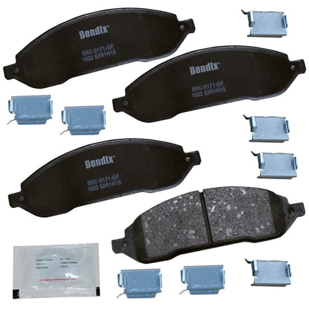 Bendix Brakes Disc Brake Pad Set Fits select: 2004-2007 FORD FREESTAR, 2004-2007 MERCURY MONTEREY