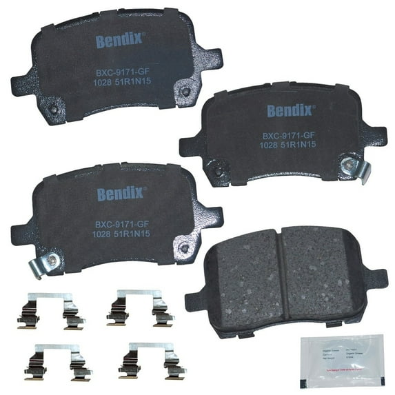 Bendix Premium Copper-Free Disc Brake Pad Set - Performance - Walmart.com