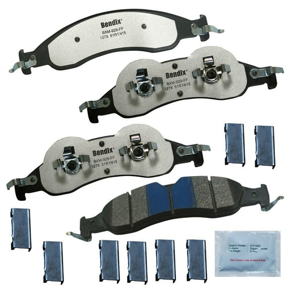 Bendix Brakes Disc Brake Pad Set Fits select: 2007-2009 FORD EXPEDITION, 2007-2009 LINCOLN NAVIGATOR