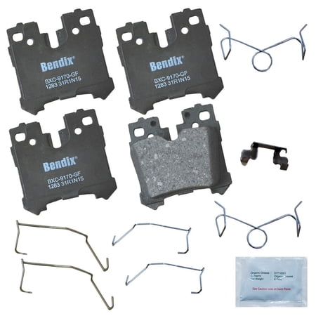 Bendix Brakes Disc Brake Pad Set Fits select: 2007-2009 LEXUS LS 460, 2010-2017 LEXUS LS